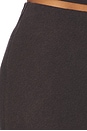 view 6 of 6 Cashmere Bias Skirt in Dark Brown