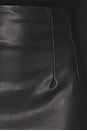 view 6 of 6 Leather Hi-waist Curve Skirt in Black