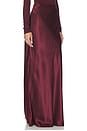 view 2 of 6 Silk Full Length Skirt in Carmine