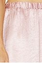 view 6 of 6 Textured Satin Celeste Skirt in Rose Blush