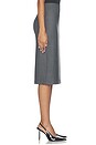 view 4 of 6 FALDA SKIRT in Dark Heather Grey