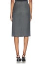 view 5 of 6 FALDA SKIRT in Dark Heather Grey