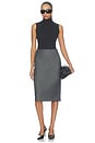 view 6 of 6 FALDA SKIRT in Dark Heather Grey
