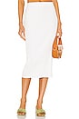 view 1 of 4 Rib Sweater Knit Pencil Skirt in White