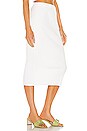 view 2 of 4 Rib Sweater Knit Pencil Skirt in White