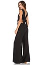 view 1 of 4 Wrap Tie Jumpsuit in Faded Black