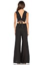 view 4 of 4 Wrap Tie Jumpsuit in Faded Black