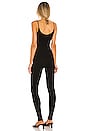 view 3 of 4 Rib Strappy Jumpsuit in Black