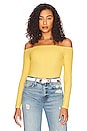 view 1 of 4 A Coste Off Shoulder Top in Yellow