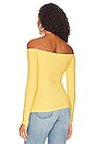 view 3 of 4 A Coste Off Shoulder Top in Yellow