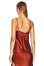view 3 of 4 Bias Cut Cami in Umber