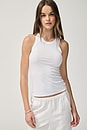view 1 of 8 Bold Sheath Tank in White