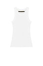 view 7 of 8 Bold Sheath Tank in White