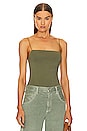 view 1 of 5 x REVOLVE Luxe Knit Essential Tank Bodysuit in Military