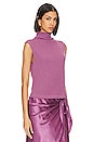 view 2 of 4 Sleeveless Knit Turtleneck Top in Rose Mauve