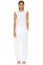 view 4 of 4 Stretch Silk Knit Sleeveless Tank in White