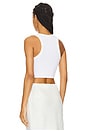 view 3 of 4 Cropped Bold Sheath in White