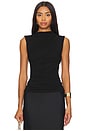 view 1 of 4 Sleeveless Twist Top in Black