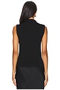 view 3 of 4 Sleeveless Twist Top in Black