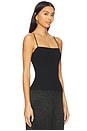 view 2 of 4 Viscose Sweater Essential Strappy Tank in Black