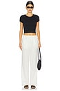 view 4 of 4 Supima Baby Cropped Tee in Black