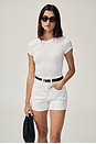 view 1 of 8 T-SHIRT CROPPED SUPIMA BABY in White