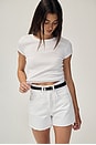 view 3 of 8 T-SHIRT CROPPED SUPIMA BABY in White