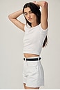 view 5 of 8 T-SHIRT CROPPED SUPIMA BABY in White