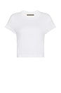 view 7 of 8 T-SHIRT CROPPED SUPIMA BABY in White