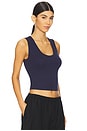 view 2 of 4 REGATA CROPPED EM U SUPIMA BABY in Indigo
