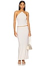 view 4 of 4 Silk Knit Halter Tank Top in Canvas