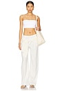 view 4 of 4 Essential Bandeau Top in White
