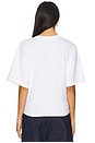 view 3 of 4 Short Sleeve Supima Curve Tee in White