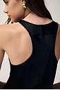 view 5 of 7 Silk Satin Tank Top in Black