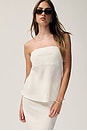 view 1 of 7 Linen Strapless Tunic in Undyed