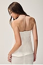 view 4 of 7 Linen Strapless Tunic in Undyed