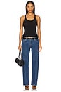 view 4 of 4 Military Rib Slim Tank Top in Black