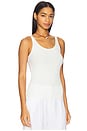 view 2 of 4 Military Rib Slim Tank Top in Undyed