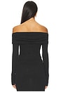 view 3 of 4 Off Shoulder Top in Charcoal