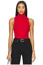 view 1 of 4 Knit Cashmere Sleeveless Sweater in Classic Red