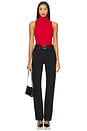 view 4 of 4 Knit Cashmere Sleeveless Sweater in Classic Red