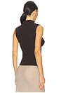 view 3 of 4 x REVOLVE Cashmere Sleeveless Twist Top in Dark Brown