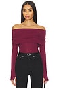 view 1 of 4 Off Shoulder Top in Barolo