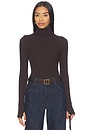 view 1 of 4 SUÉTER DE PUNTO CON CUELLO ALTO in Bitter Brown