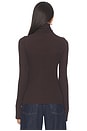 view 3 of 4 SUÉTER DE PUNTO CON CUELLO ALTO in Bitter Brown