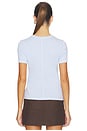 view 3 of 4 T-SHIRT MANCHES COURTES in Pale Blue