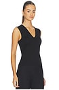 view 2 of 4 New Classic Sleeveless V in Black