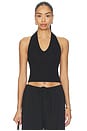 view 1 of 4 Silk Rib U Halter in Black