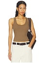 view 1 of 4 Military Rib Crop Tank in Army