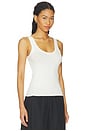 view 2 of 4 Military Rib Crop Tank in Undyed